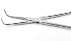 AESCULAP BJ103R Gemini Serration Dissecting & Right Angle Forceps 90° Jaw 7.7/8″