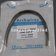 1 Pack Stainless Steel Dental Rectangular Ortho Arch Wires Square/Ovoid/Natural