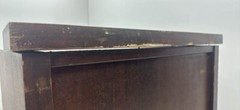 McCaskey Register Co. Antique Hotel Registry Roll Top File Chest