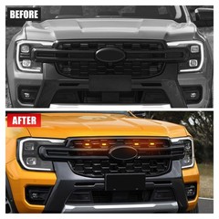 Upgraded 4 PCS Led Grill Lights Compatible with Ford Ranger T9 2022-2025 Fuse