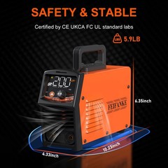 200A Stick Welder 110/220V ARC/Lift TIG Welding Machine IGBT Inverter Portable