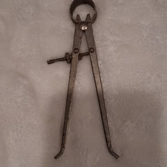 Outside Caliper Firm Joint 6 in Leg Size, Max 6 in Metalworking Tool