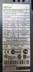 Schneider Electric ATV312H018M2 Variable Frequency Drive