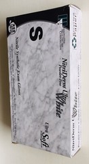 NitriDerm Ultra White Small Nitrile Synthetic Gloves Powder Free-one Box/100