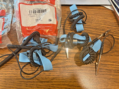 11 PC JOB LOT – (4) SCS 3M 3048 WRIST STRAP & (7) SCS ECWS61M-1 WRIST STRAP