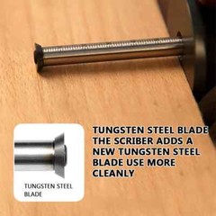 Woodworking DIY Dual-Purpose Straight & Curved Line Marker Parallel Line Marker