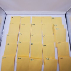 Various Values 1/2 W Vintage Resistors lot of 25 – 5 of each value – 125 Total