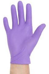 *300-Pieces* Halyard Purple Powder-Free Nitrile Exam Gloves Medium 55082