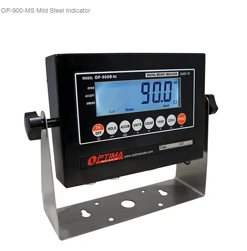 Optima OP-900B-02 Mild Steel LCD Indicator RS-232 Port & Rechargeable Battery