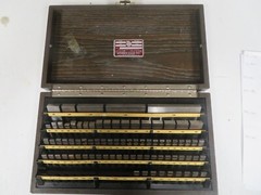 Starrett Webber – RS81A1 – Steel, English, Gr. 2 Gage Block Set – 81 pcs – OZ21