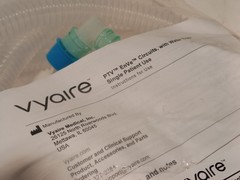 Vyaire 18221-101 Patient Circuit 22mm SPU EnVe w Water Trap Rx Only