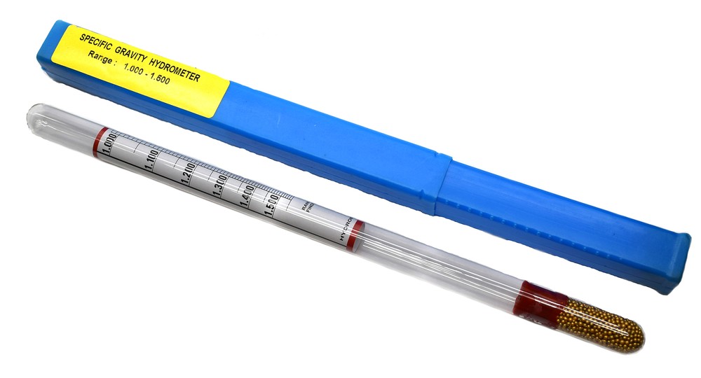 Hydrometer – Specific Gravity, Heavy Liquids, 1.000-1.500 x 0.010 – Eisco Labs