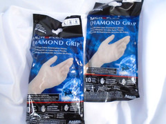 MIRCROFLEX MF-300-RPL POWDER FREE DIAMOND GRIP LATEX GLOVES LARGE (10/PK) x 2