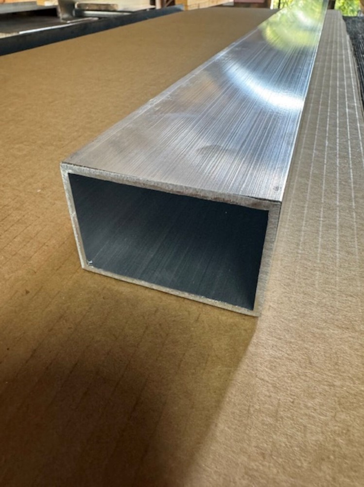 2″ x 3″ x 1/8″ Wall Aluminum Rectangle Tube x 12″ Length, 6061-T6 Aluminum