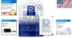 10 Gram [30 Pack] Rechargeable Silica Gel Packets – Ultimate Moisture Protection