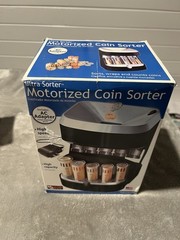 Magnif Ultra Sorter Motorized Coin Sorter 4873 USA with BONUS Assorted CoinTubes