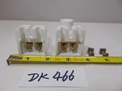 General Electric Horizontal Fluorescent Lampholder Fx 4008 & 4009 Lot USA 360 W