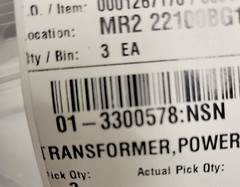 5950-01-330-0578 Power Transformer 4563-1 5950013300578