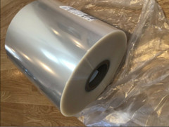 10″ wide – Heat Sealable CLEAR BOPP, 1.6 mil, 3,500 ft, 23.5lb roll