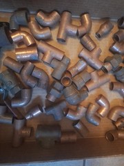 Over 20 Pounds NOS Copper Plumbing Fittings 1/2 &3/4