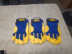 3 Qty. Tillman 1480 TrueFit Top Grain Deerskin Performance Work Gloves Large