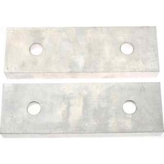 Gibraltar 8″ Wide x 2-1/2″ High x 1-1/4″ Thick, Flat/No Step Vise Jaw Soft, A…