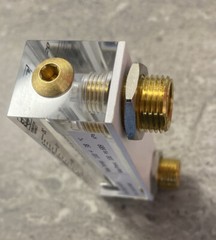 (NEW) KING INSTURMENT FLOWMETER 75201102C07 1/4 F NPT BR EP 20 SCFH