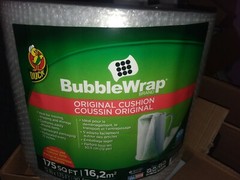 12in×175ft Bubble Wrap Roll Holder Dispenser Holds Rolls 175′ & smaller