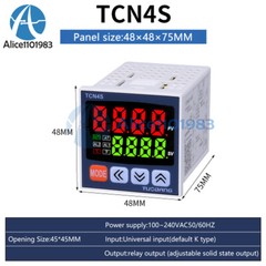 Digital PID Thermostat universal input Temperature Controller 0~1370℃ AC100~240V