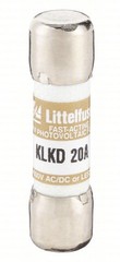 12 Pack – Littelfuse – KLKD 20 Amp Fuses 600 Volts [Used/Working], Fast Acting