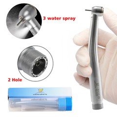 10 Turbina Dental LED Fiber Optic Handpiece E-generator Internal 3 spray 2 holes