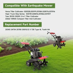 Drive Belt 4L Tooth Tiller V-Belt Compatible with Earthquake 99cc Engine Cult…