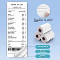 10 Rolls 3 1/8″ x 230′ Thermal Paper POS Cash Registers Receipt Paper Roll 80mm