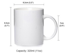 36pcs Blank White Mugs A Grade 11OZ Sublimation Coated Mugs for Heat Press