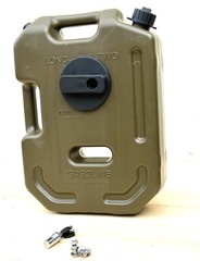 10L Gallon Utility Jugs Water Container Storage Fuel Gasoline Can w/Mount Lock