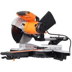 10in Single Bevel 2 Speed Sliding Miter Saw,5000/3200 RPM,3.5x13in Cutting