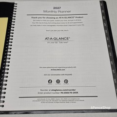 ATAGLANCE 2027 Planner, Monthly, 9″ x 11″, Contemporary, Black 70260X0527