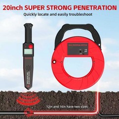 Pipe Blockage Detector Locators 100ft/30m Waterproof for PVC Plastic Metal