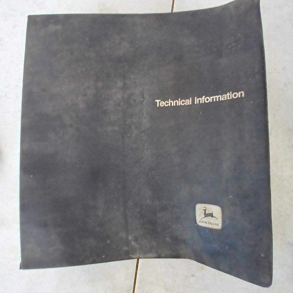 John Deere 7, 8, 10 Backhoe & Attachments Technical Manuals TM1319, 1325, 1173