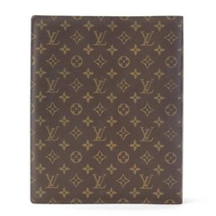 Auth LOUIS VUITTON Monogram Agenda/Note Cover File Brown – e61922i