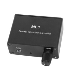 Electret Microphone Amp Adjustable Gain 0‑20db Condenser Mic Headphone