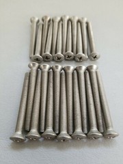 M5-0.80 x45mm Phillips Oval Head Stainless Steel CL8.8 (25pcs)