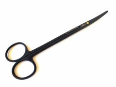 Metzenbaum Scissors 7″ Curved Full Black German Stainless Steel CE
