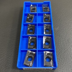 50 pieces APKT1604PDFR-MA3 N01 Carbide milling insert for aluminum R0.8