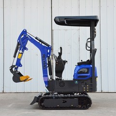 Free Ship Mini Excavator 1 Ton Digger 13.5hp Gas Tracked Crawler EPA Engine