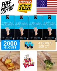 Member’s Mark Disposable Food Gloves, 500 ct., 4 pk -Great Price Free Delivery