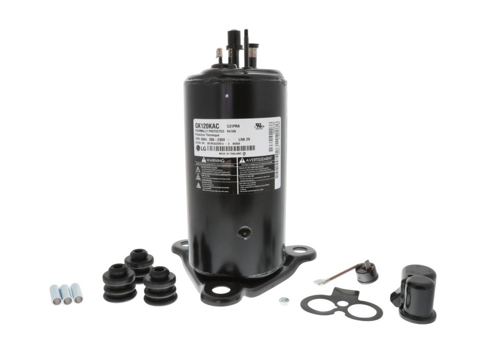 LG GK120KAC Rotary Compressor 12,000 BTU208-230V R410A Replacement for PTAC / AC