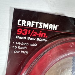 CRAFTSMAN 926432 93-1/2″ x 1/4″ x 6T Band Saw Blade Made in USA 🇺🇸 FREE SHIP