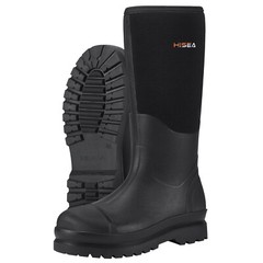 HISEA Men’s Rain Boots Rubber Neoprene Waterproof Fishing Hunting Working Boots