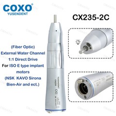 COXO Dental Straight Nose Cone Handpiece Inner Water Channel E Type Fit NSK KAVO